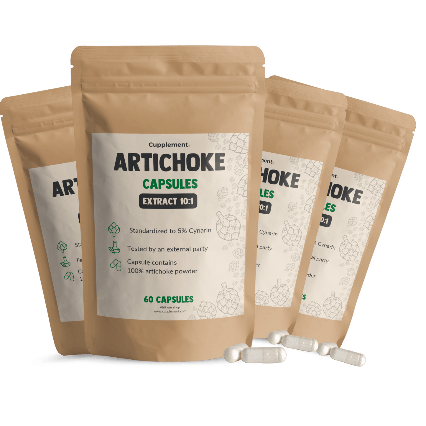 Artisjok extract capsules goyu supplement superfood