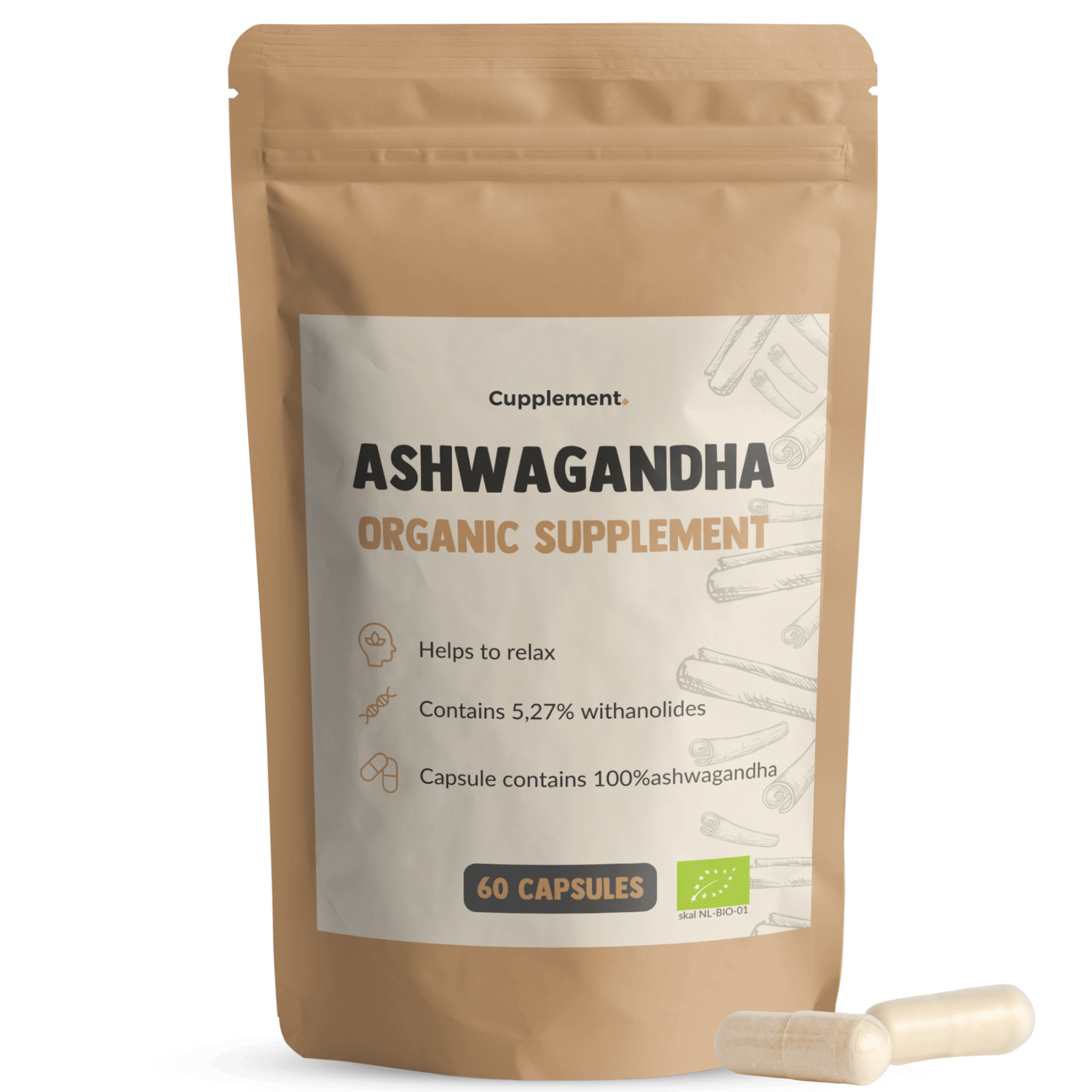 Ashwagandha Kapseln 500 mg BIO