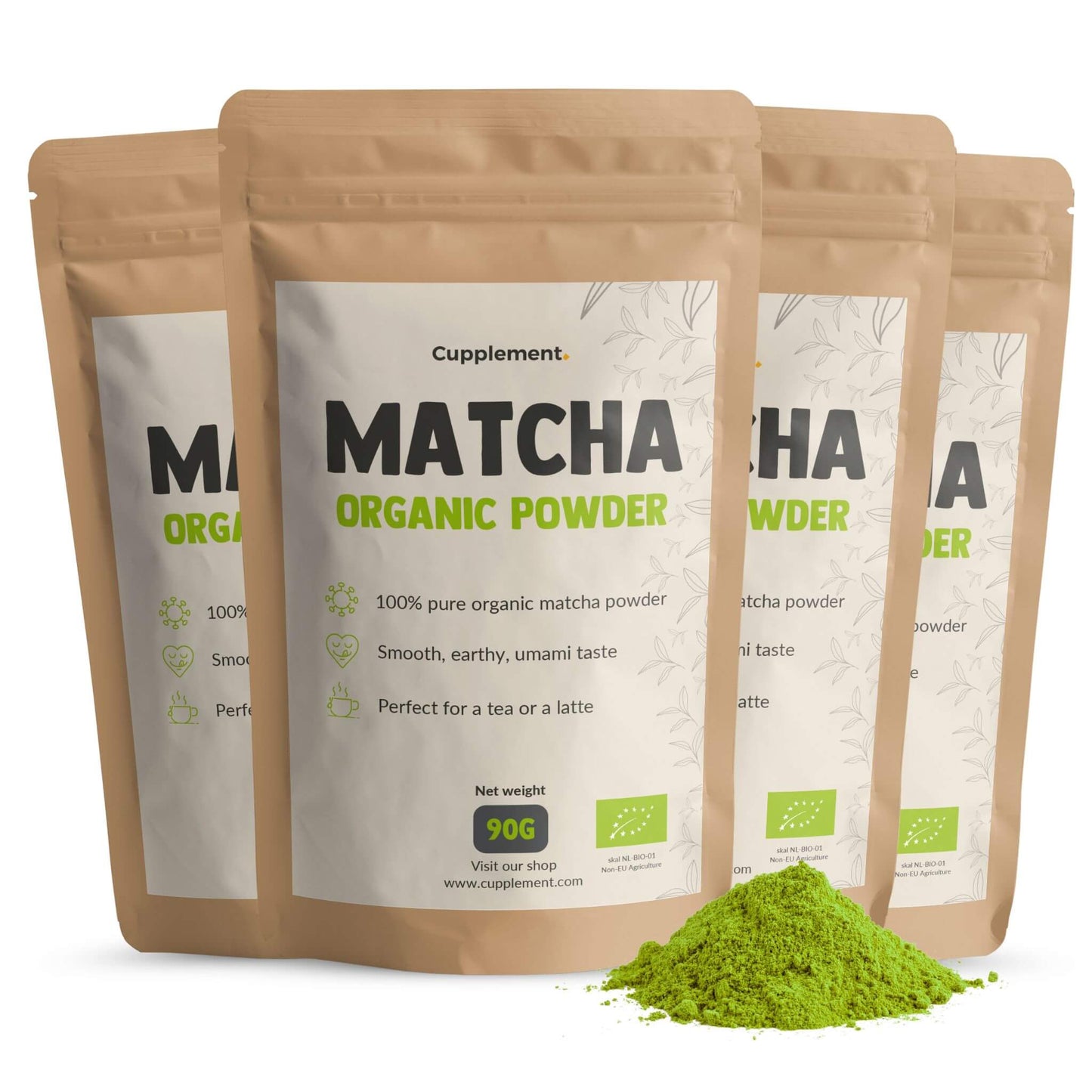 Biologische Matcha Thee poeder goyu supplement superfood