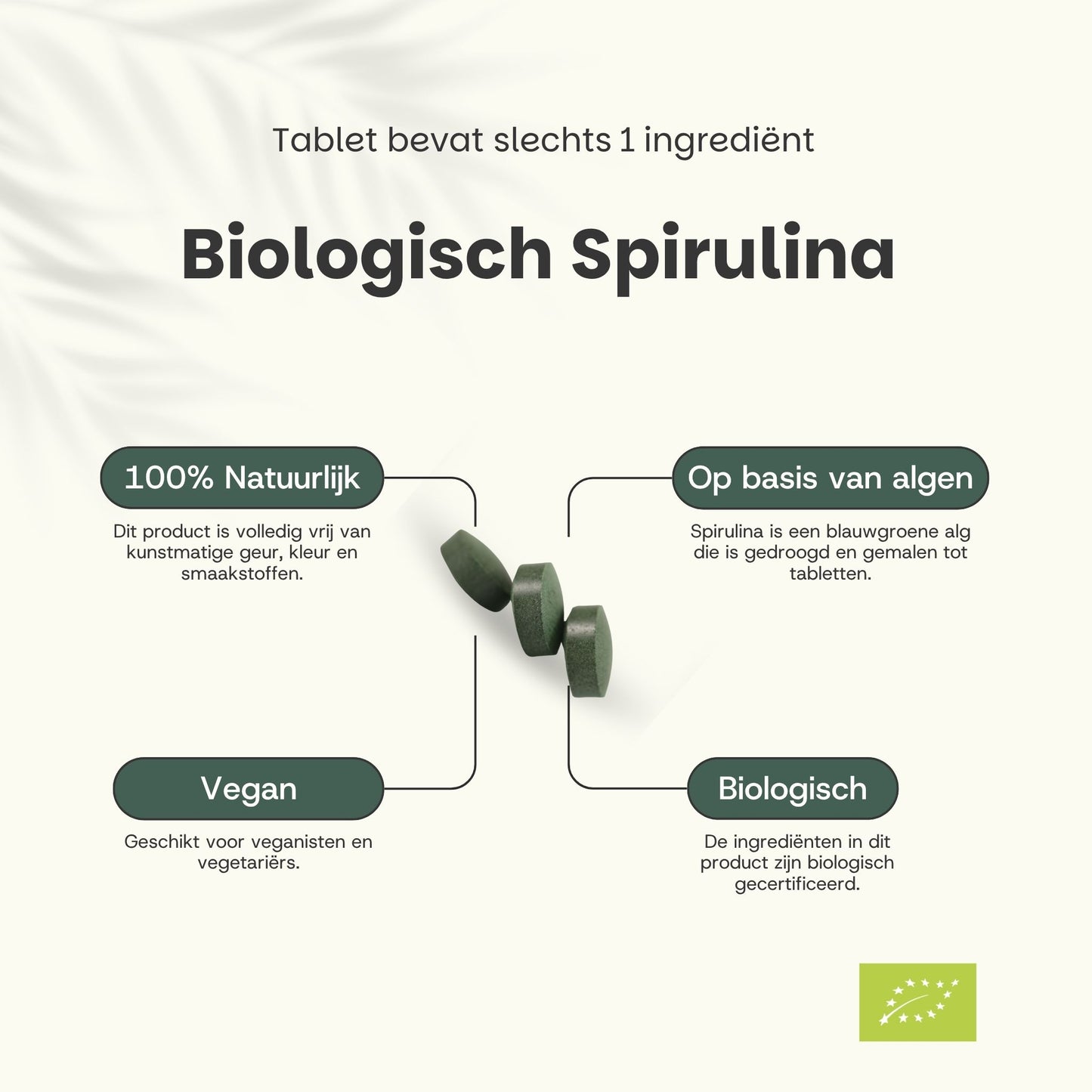 Spirulina Tabletten 500 mg Biologisch