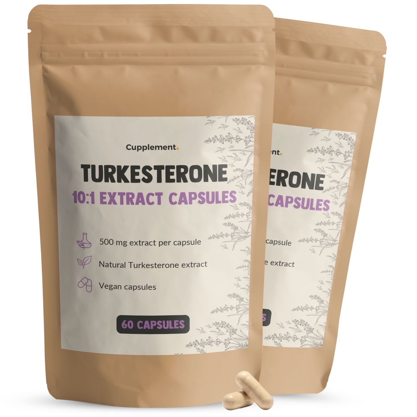 Turkesterone Capsules 500 mg