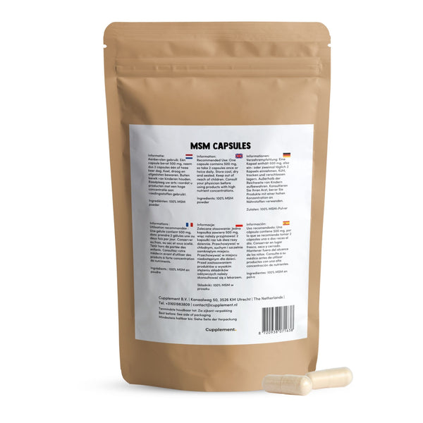 MSM Capsules 500 mg