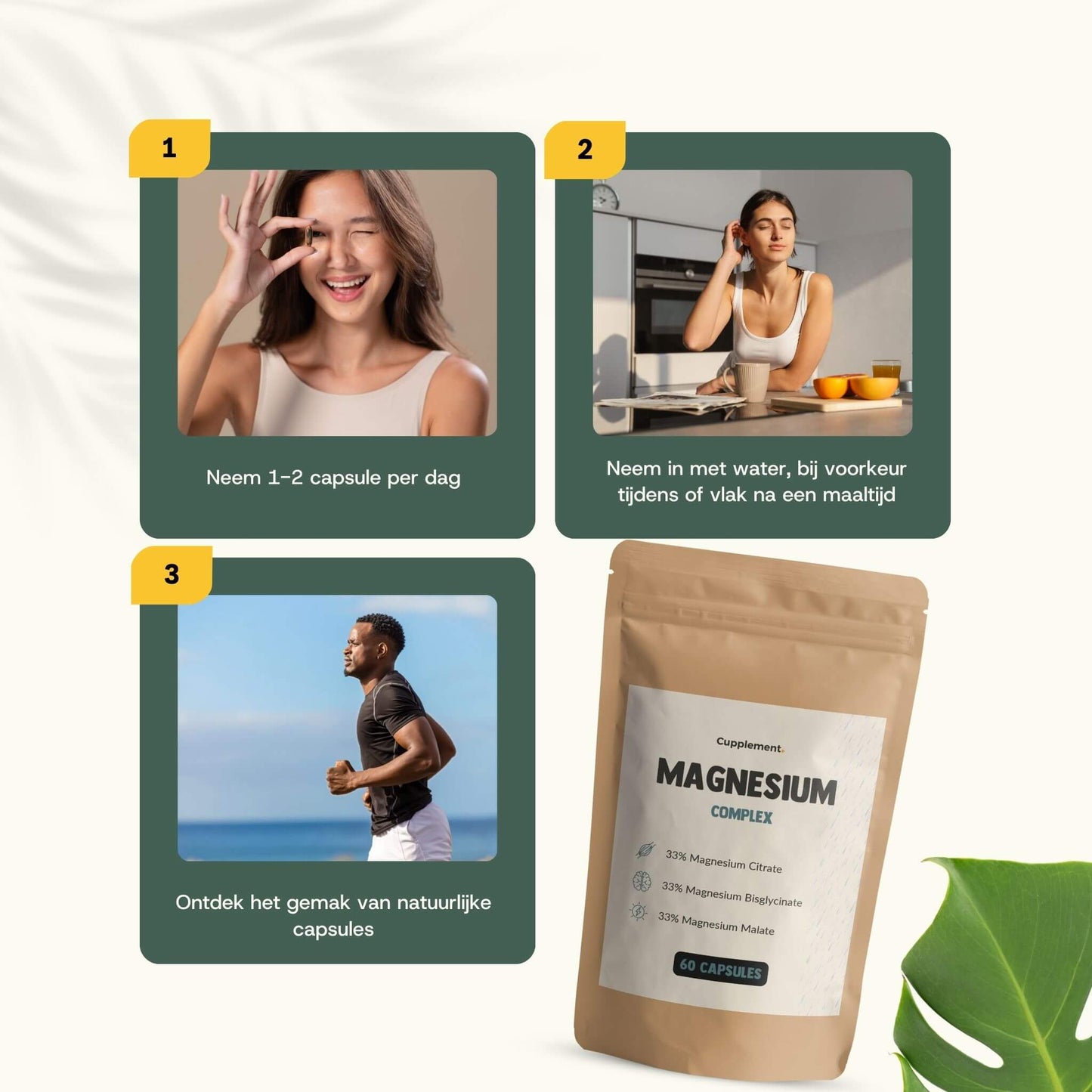 Magnesium capsules goyu superfood supplement