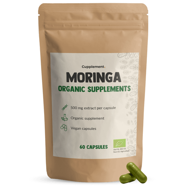 Moringa Capsules 500 mg Biologisch