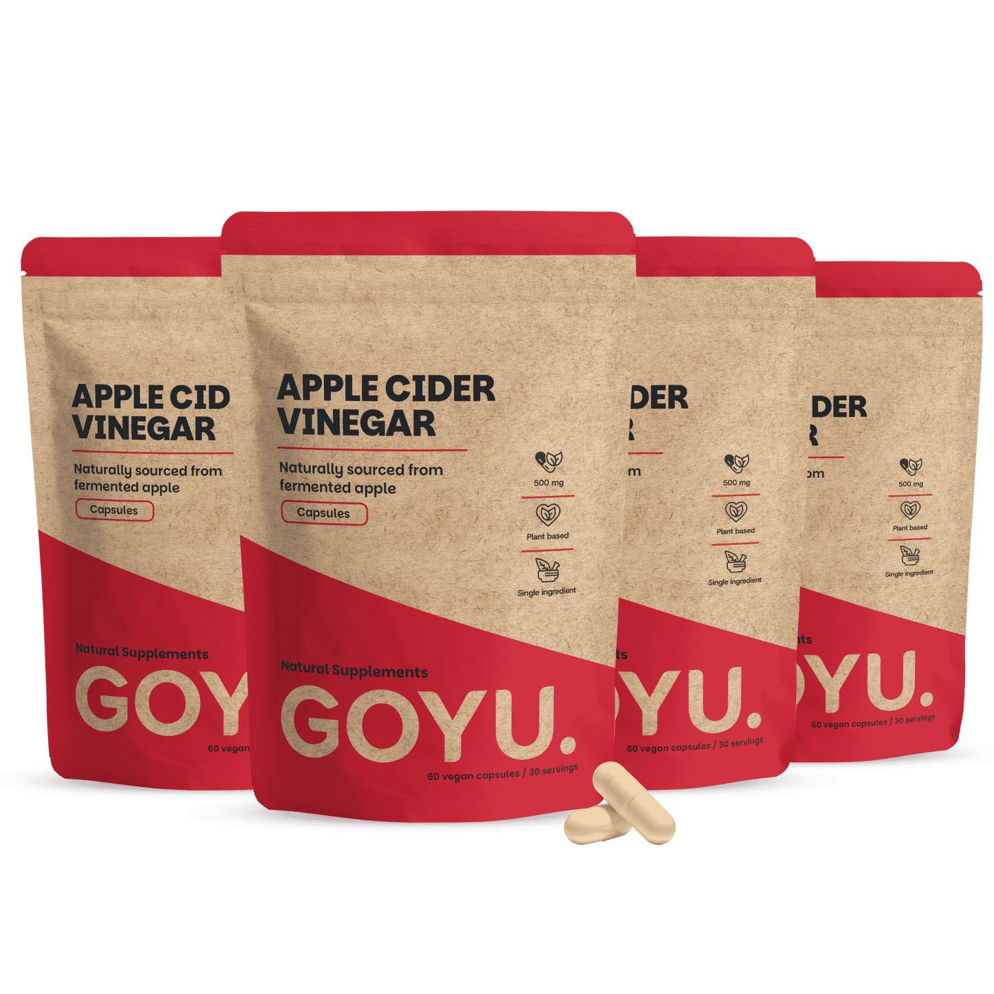 Apple Cider Vinegar Capsules 500 mg