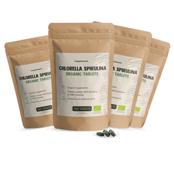 Spirulina Chlorella Tabletten 500 mg Biologisch