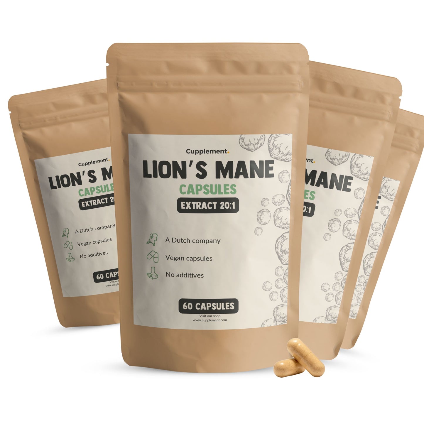 Lion's Mane Extract Capsules 400 mg