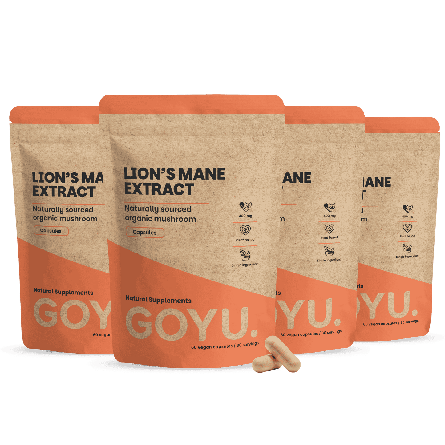 Lion's Mane Extract Capsules 400 mg