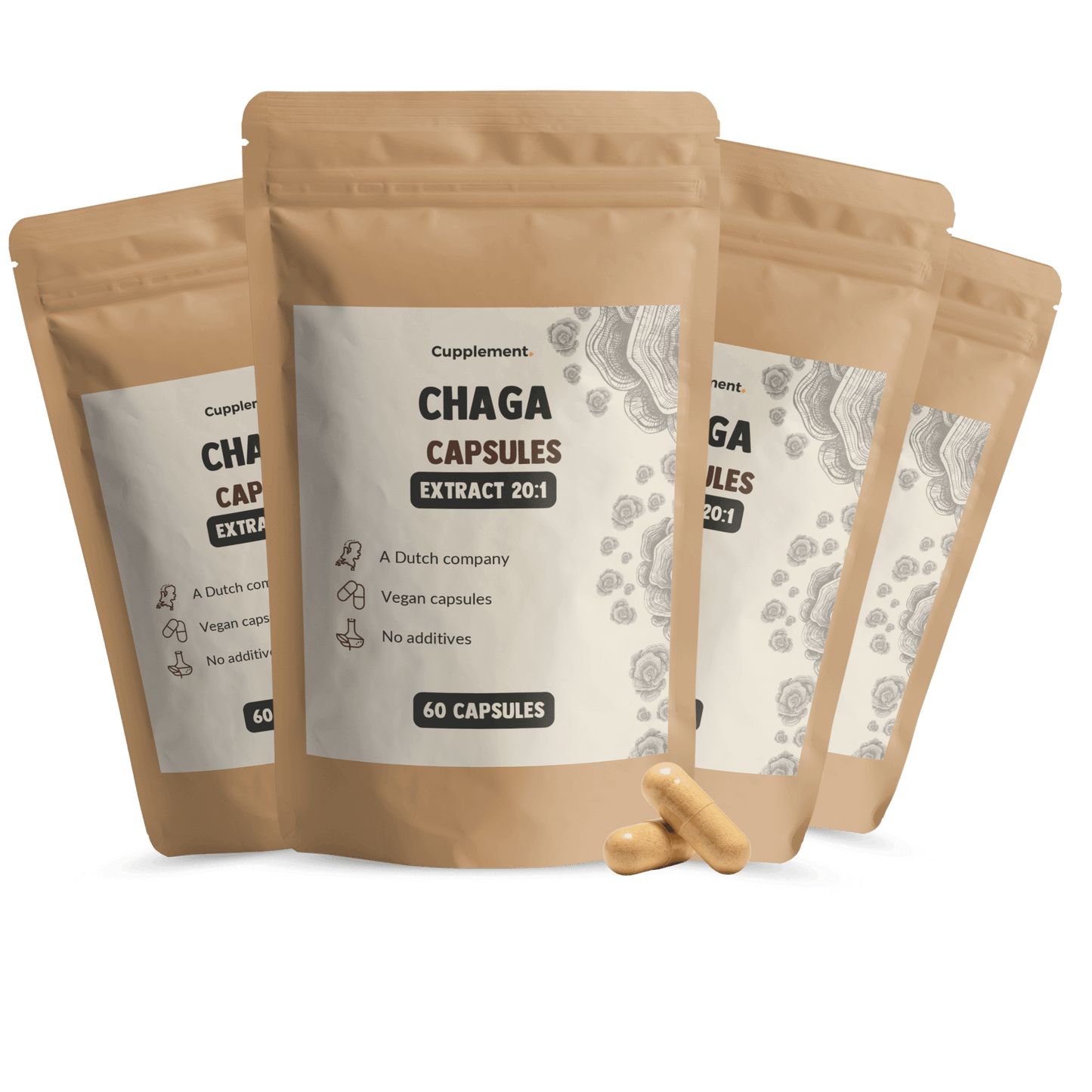 Chaga Extract Capsules 400mg