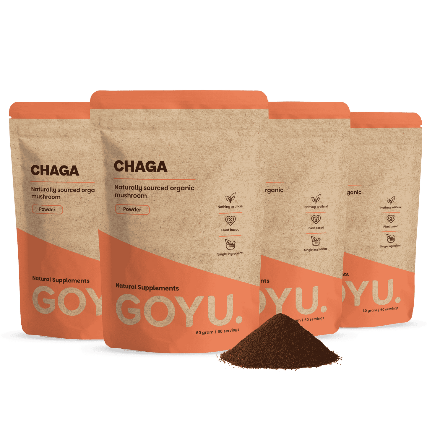 Chaga Poeder Biologisch