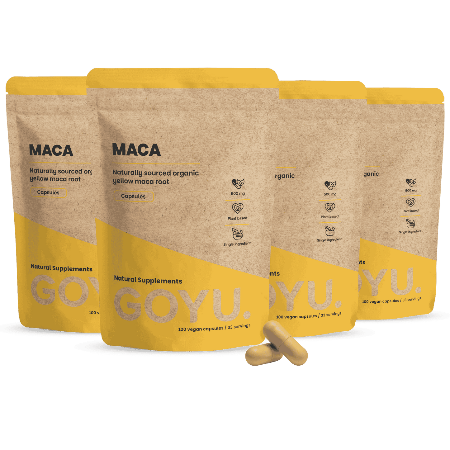 Maca Capsules 500 mg Biologisch