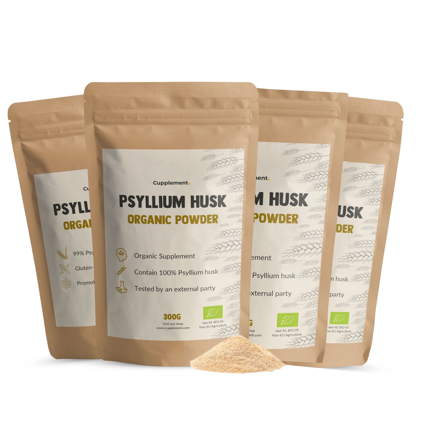 Psylliumvezels Poeder Biologisch