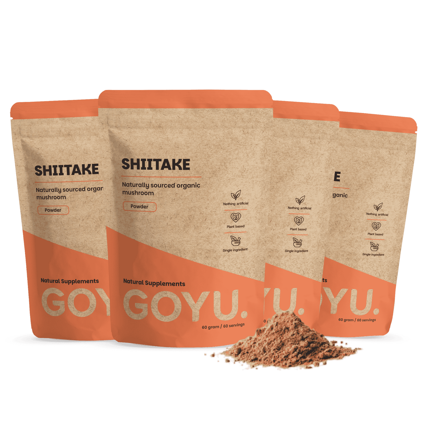 Shiitake Pulver Biologisch