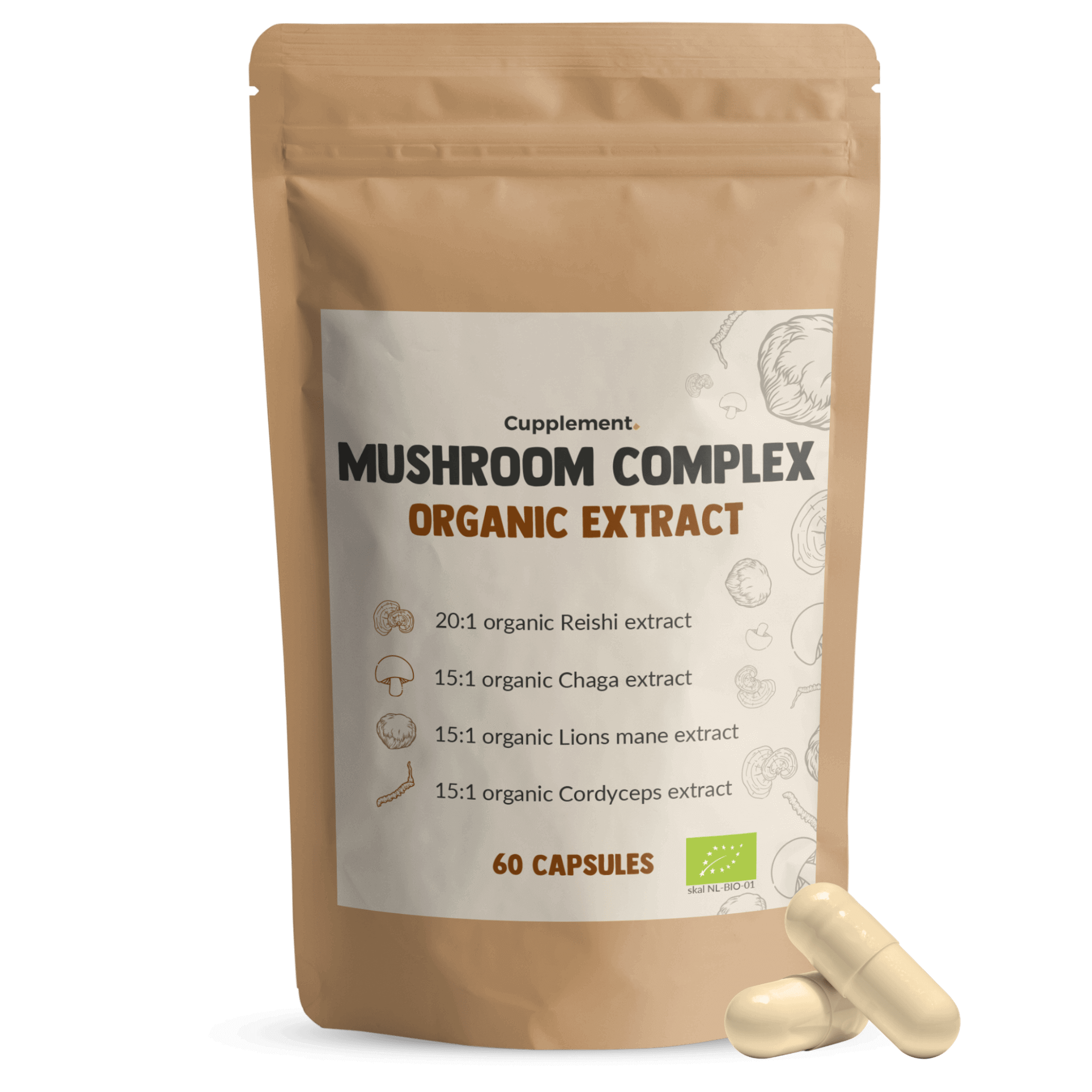 Mushroom mix Capsules 400 mg BIO