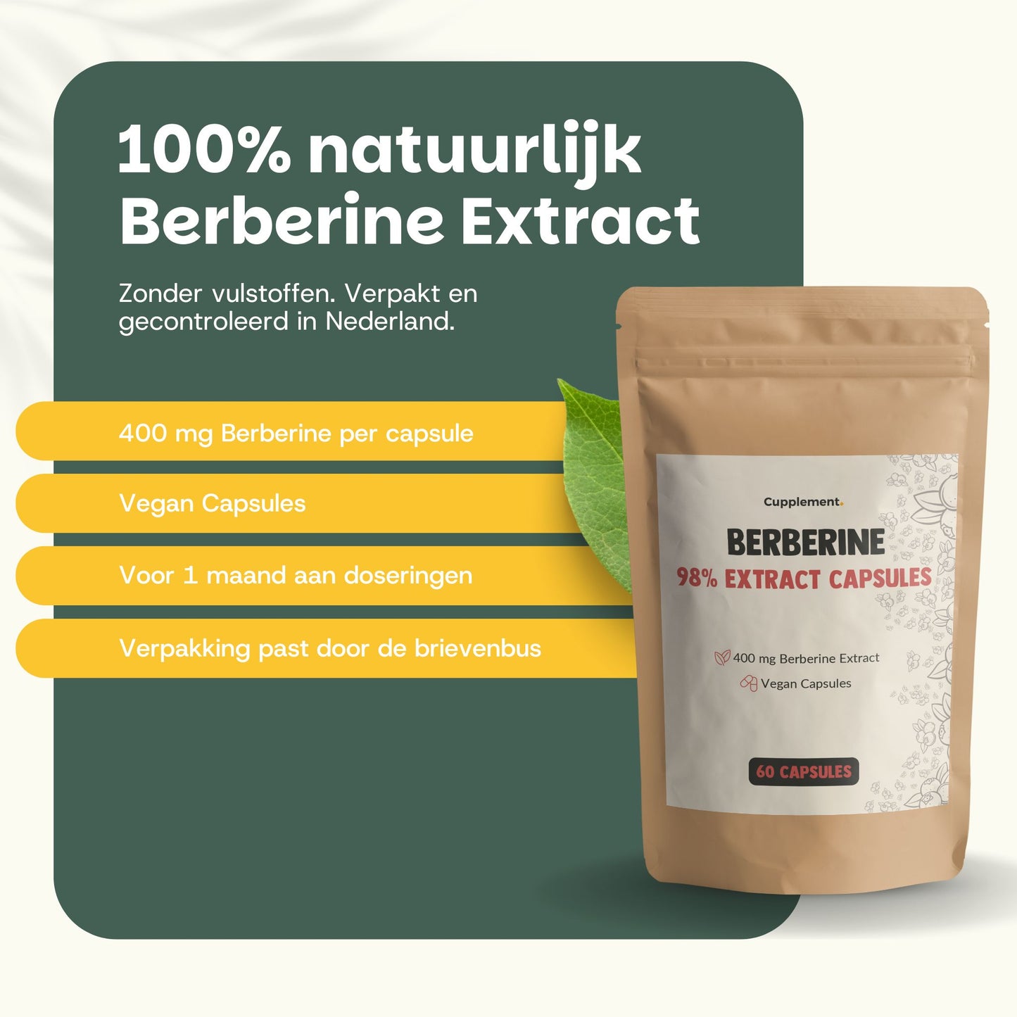 Berberin Extrakt Kapseln 400 mg