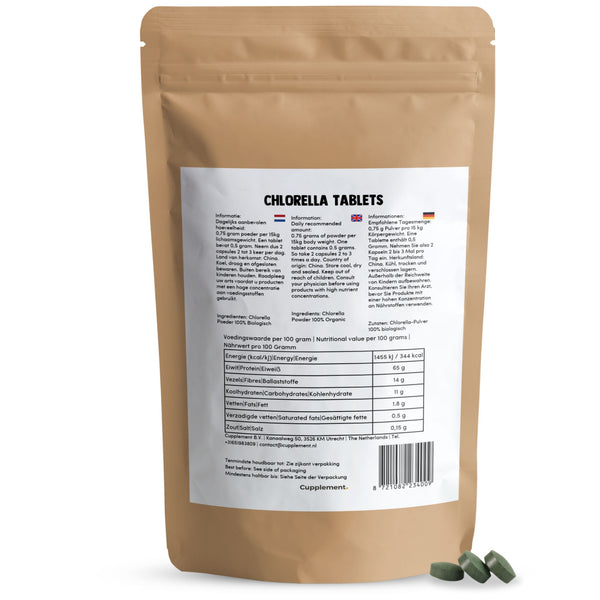 Chlorella Tablets 500 mg Organic