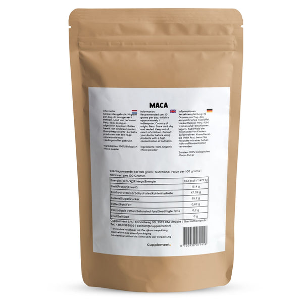 Maca Capsules 500 mg Organic