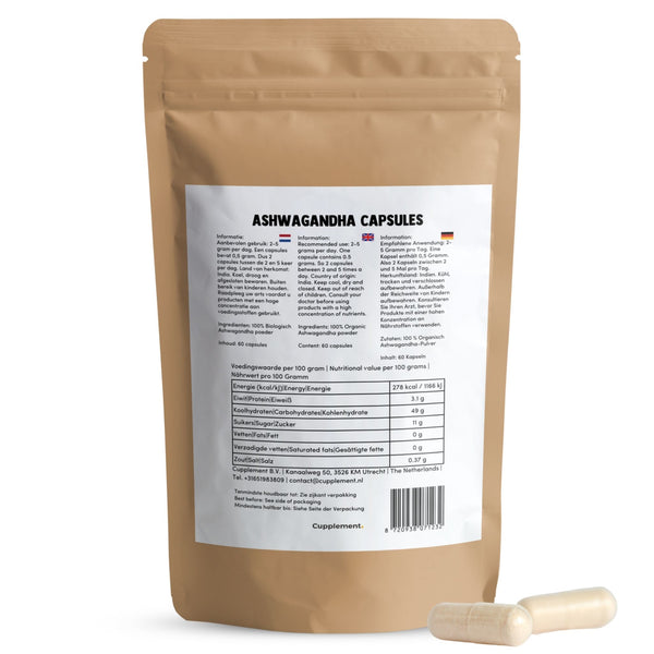 Ashwagandha Capsules 500 mg BIO
