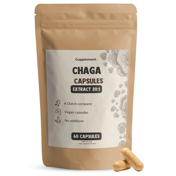 Chaga Extract Capsules 400mg ORGANIC