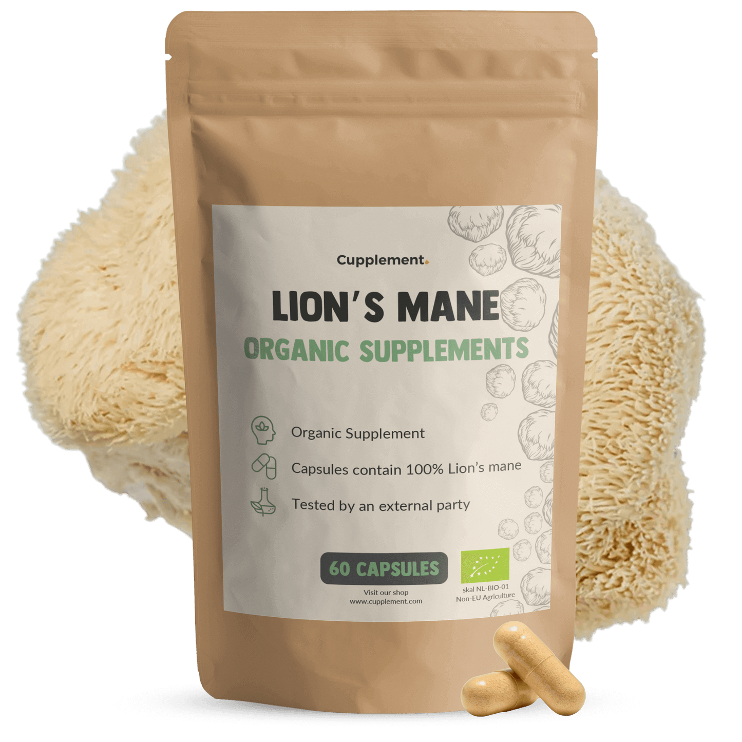 Lion's Mane Capsules 500 mg Biologisch