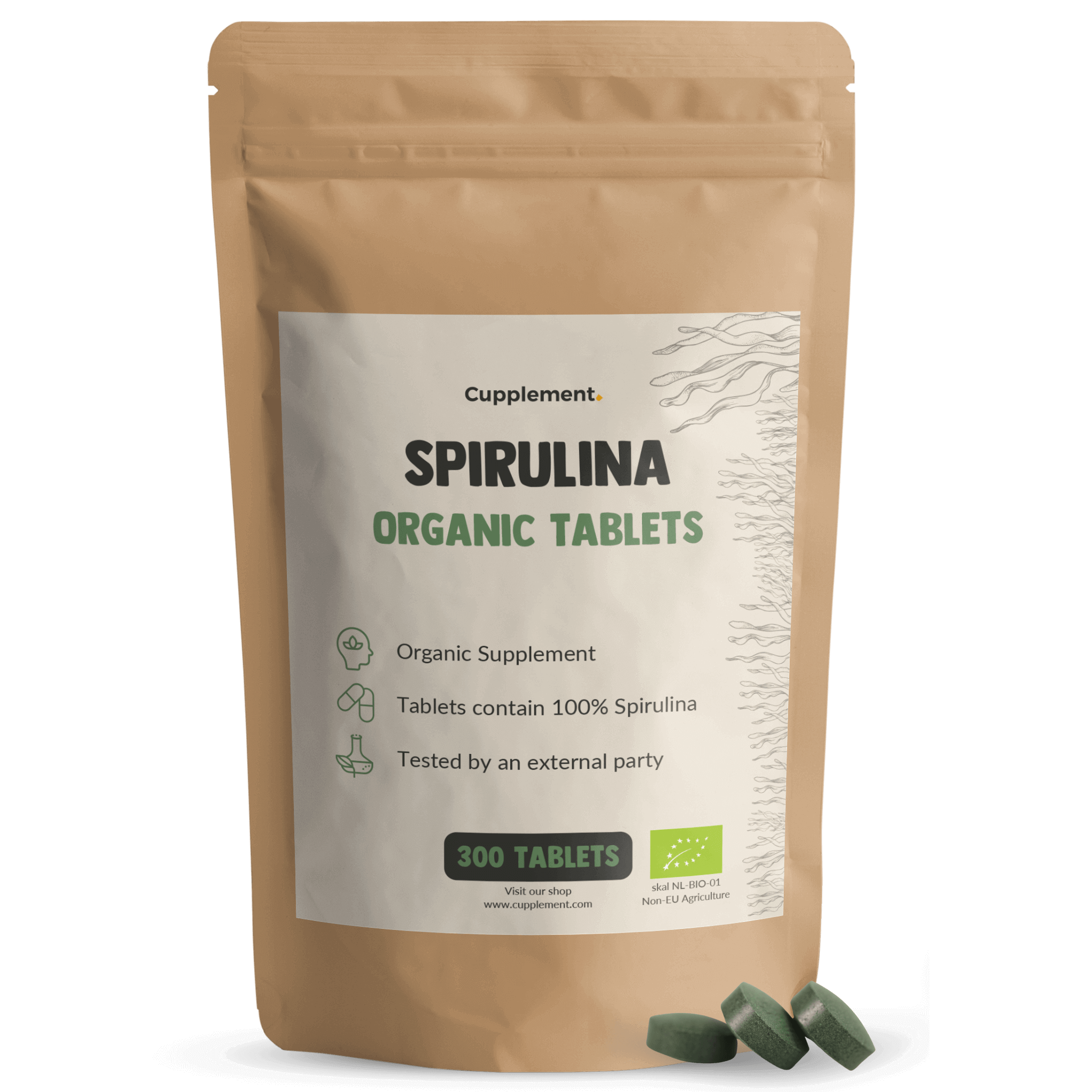 Spirulina Tabletten 500 mg Biologisch
