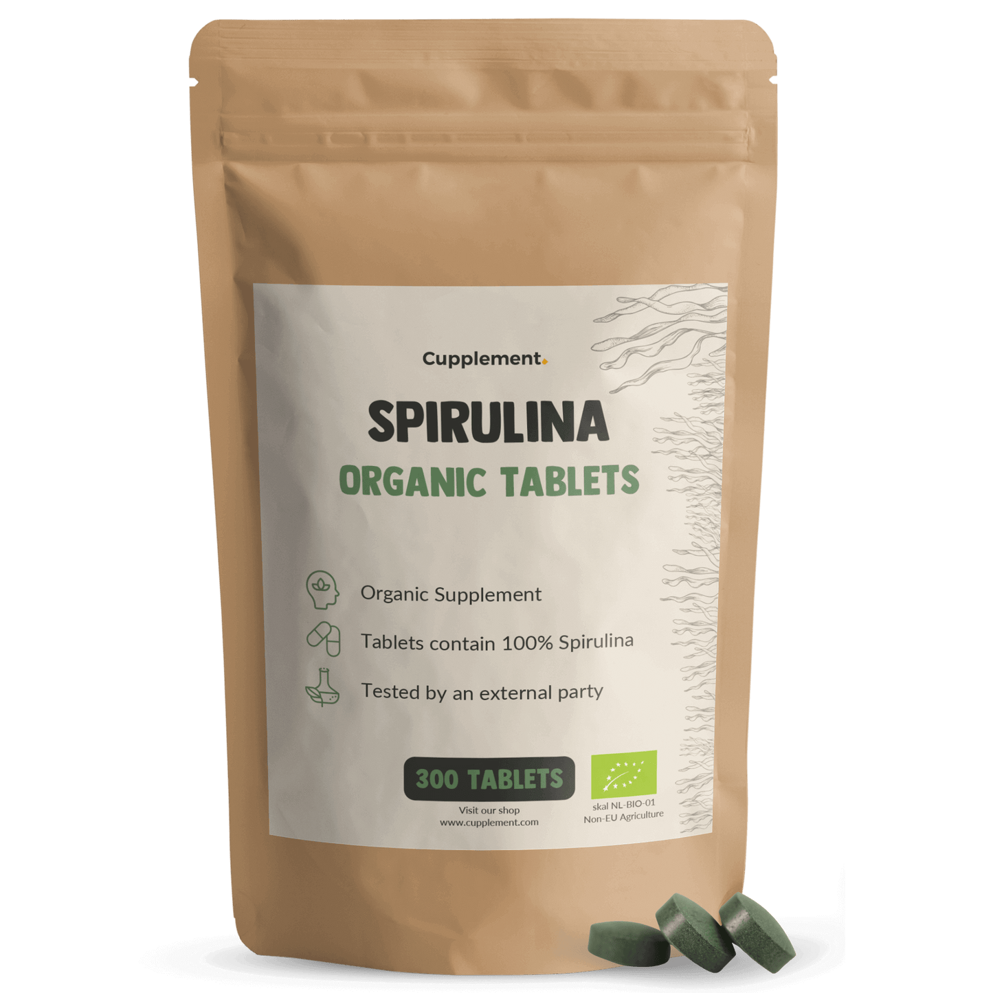 Spirulina Tabletten 500 mg Biologisch