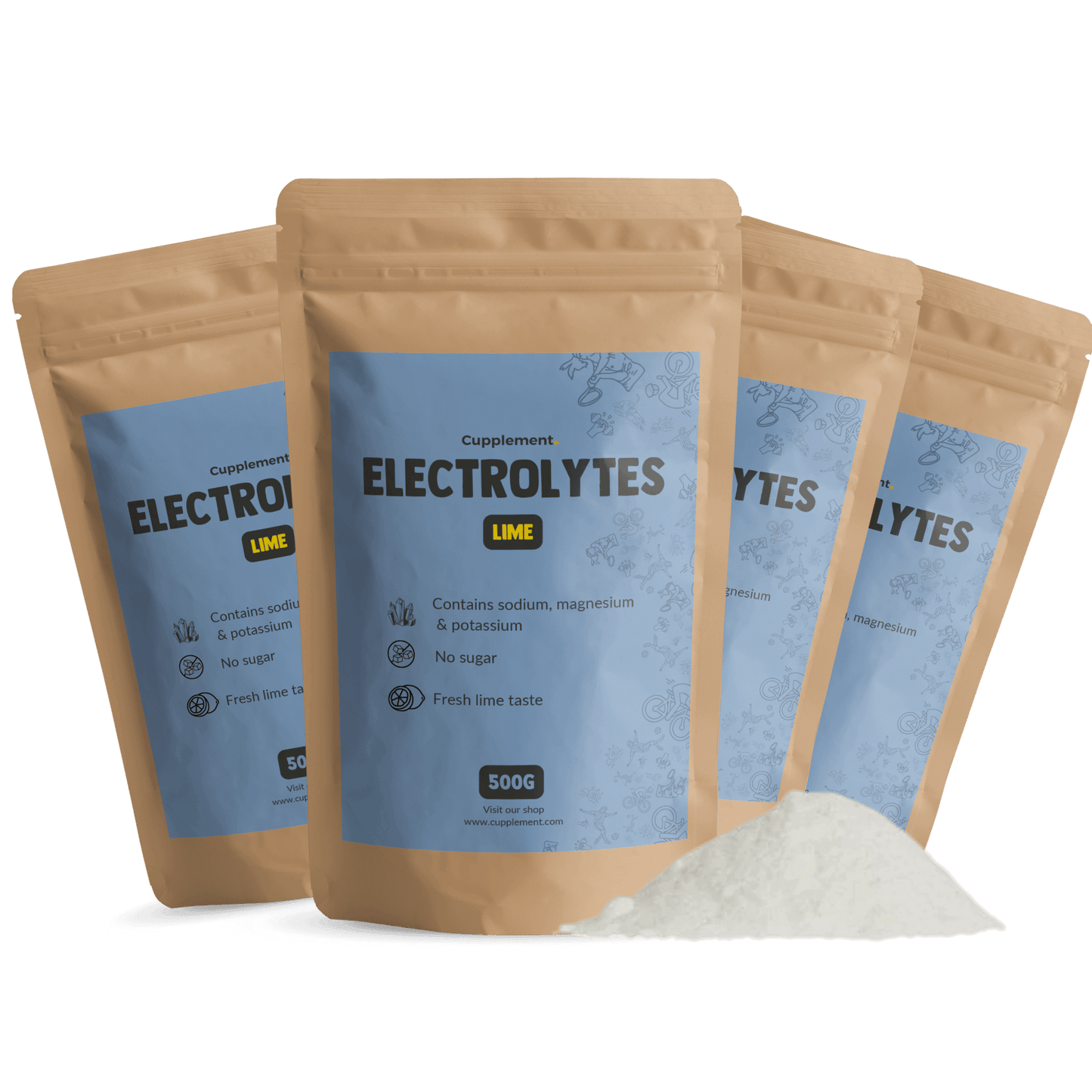 Electrolyte Powder Lemon Sugar Free