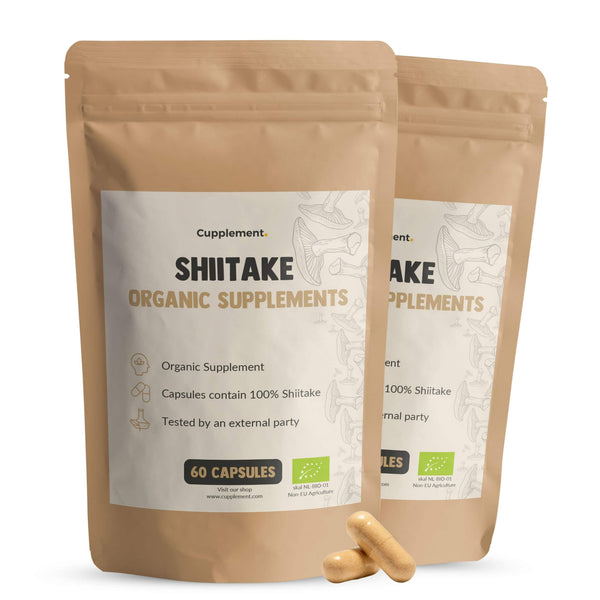 Shiitake Capsules 500 mg Organic