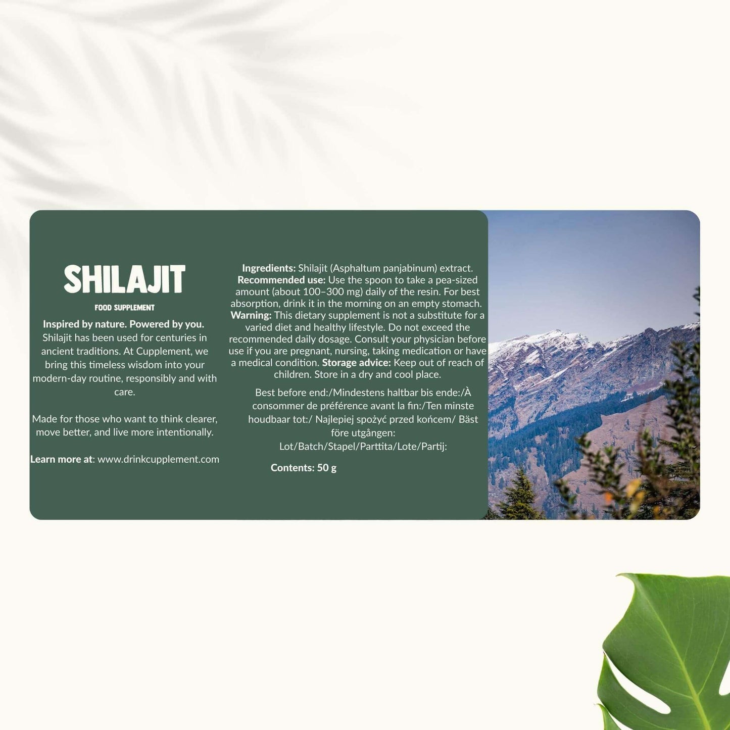 Shilajit resin goyu supplement superfood