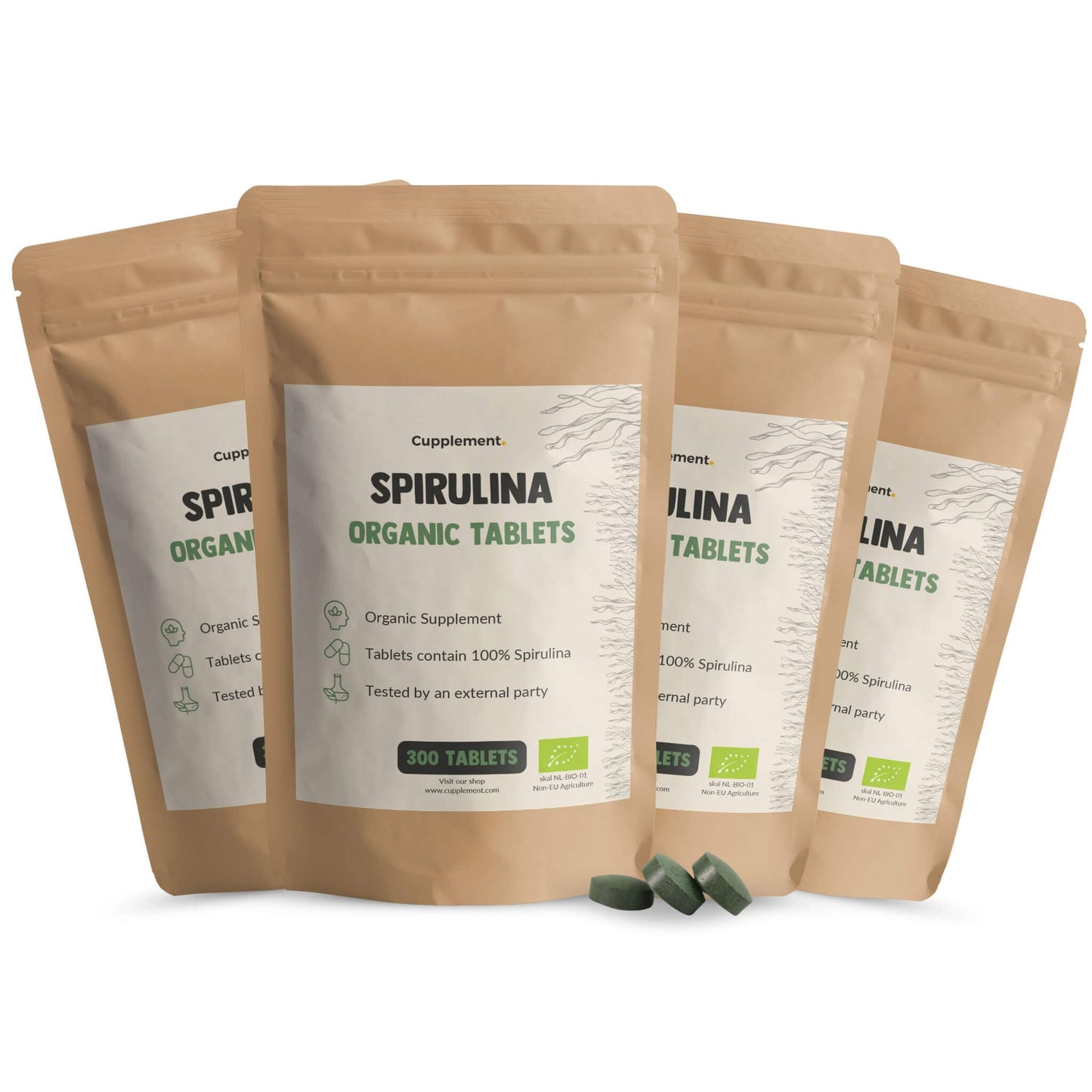 Spirulina tabletten goyu supplement superfood