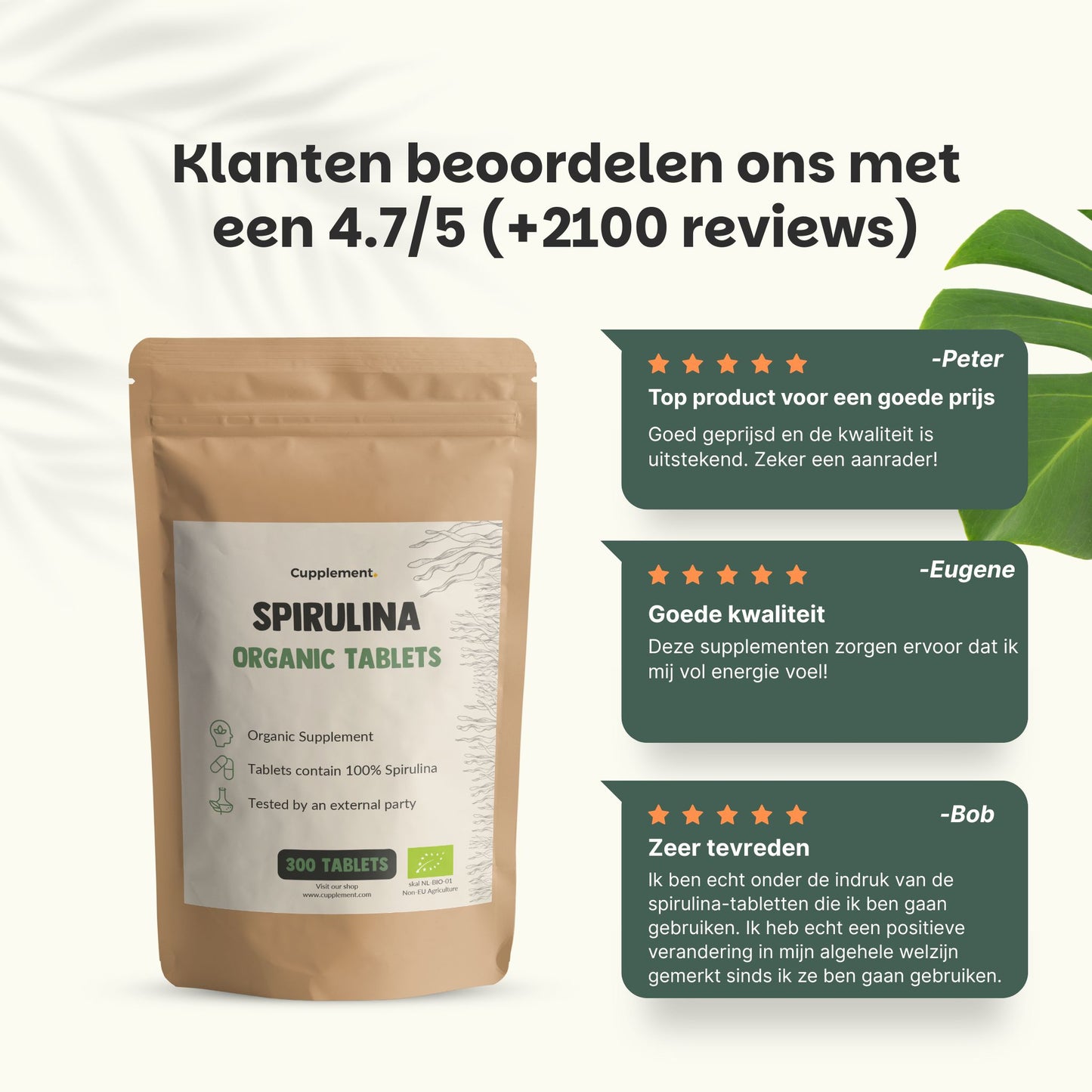 Spirulina Tabletten 500 mg Biologisch