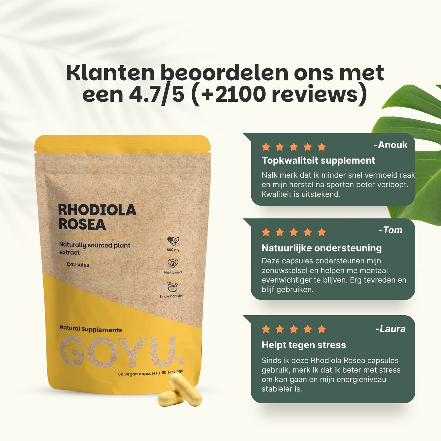 Rhodiola Rosea Capsules 500mg