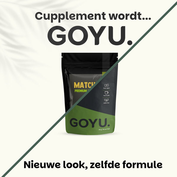 Biologische Premium Matcha Thee poeder goyu supplement superfood