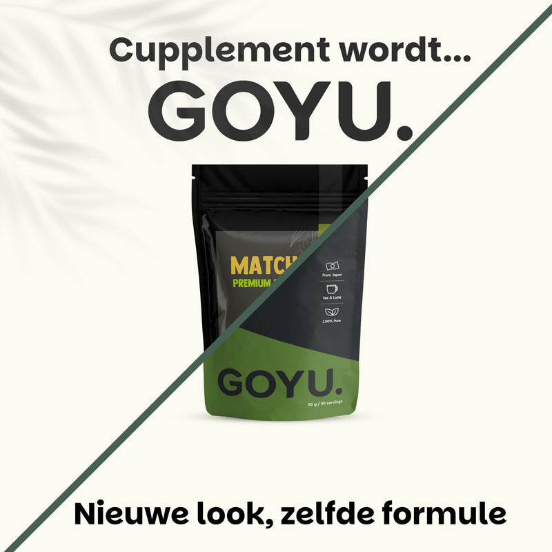 Biologische Premium Matcha Thee poeder goyu supplement superfood