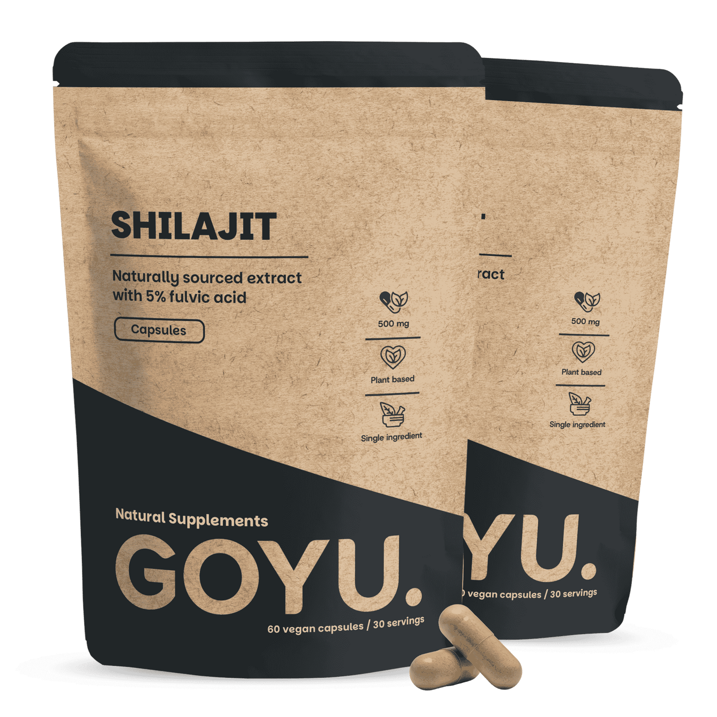 Shilajit Extract Capsules (5% Fulfinezuur) 500 mg