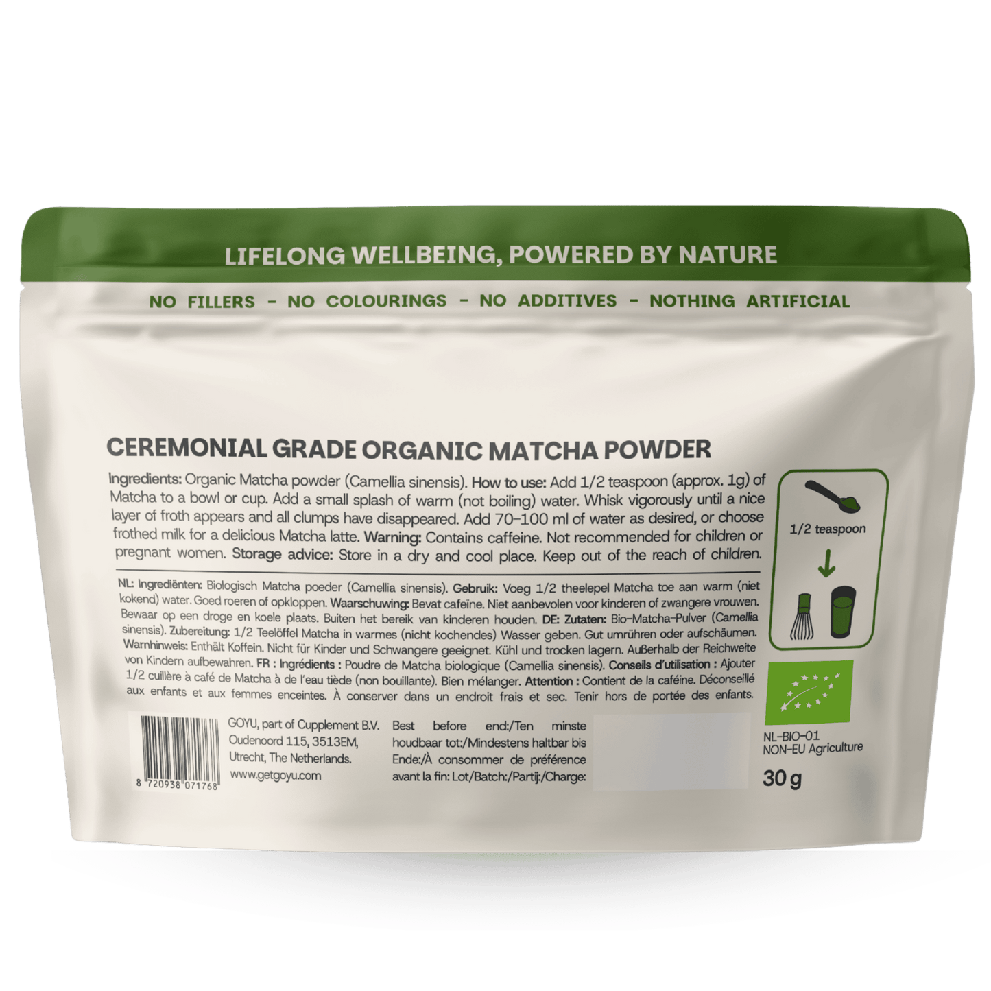 Matcha Pulver Zeremonialqualität