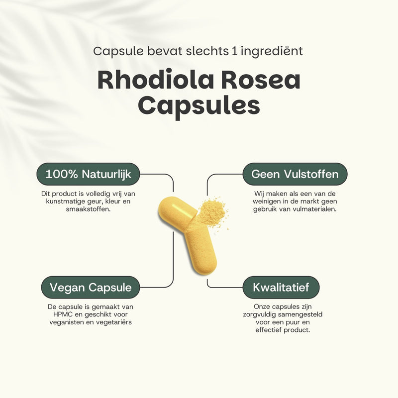 Rhodiola Rosea Capsules 500 mg