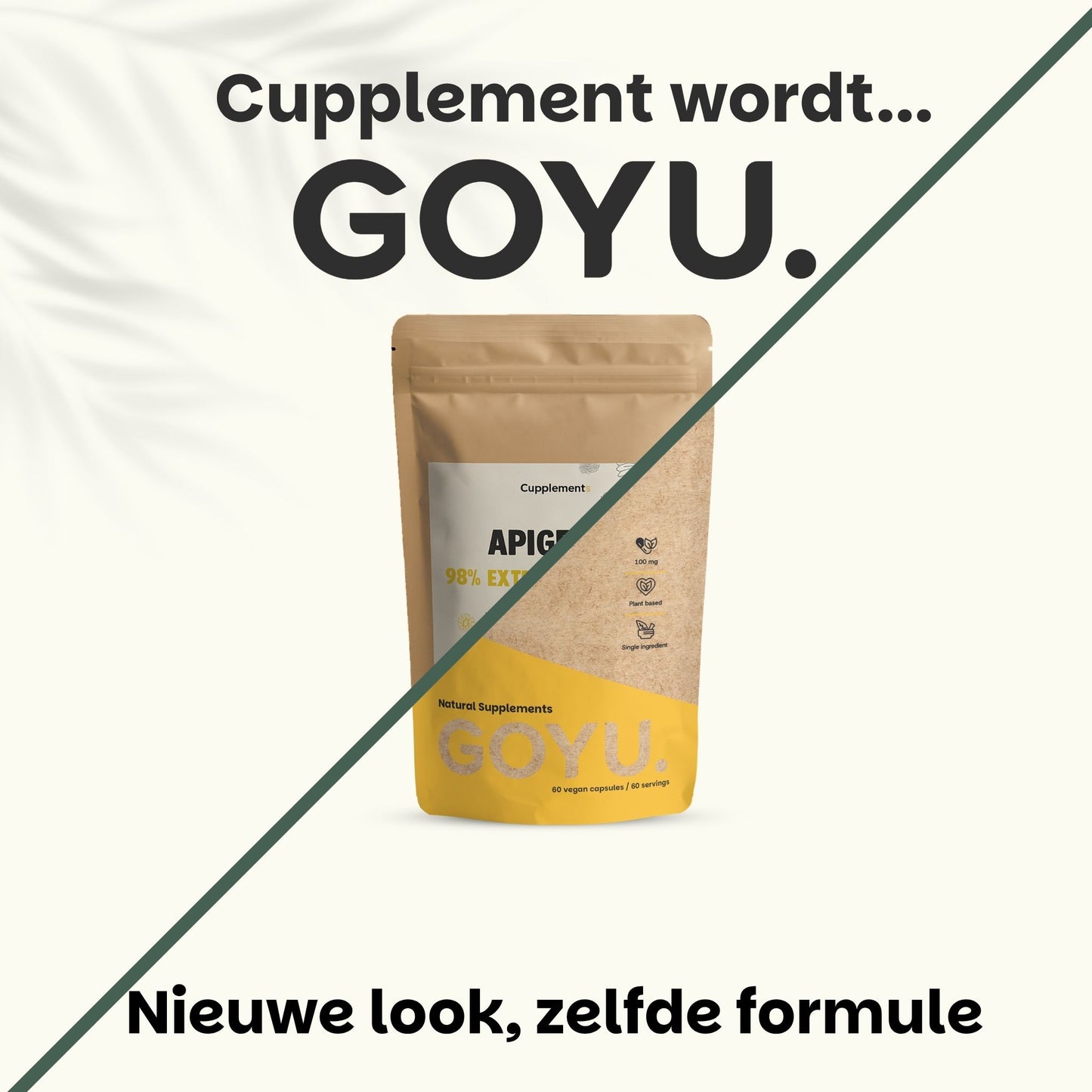 Apigenine extract capsules goyu superfood supplement