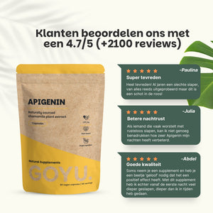 Apigenine extract capsules goyu superfood supplement