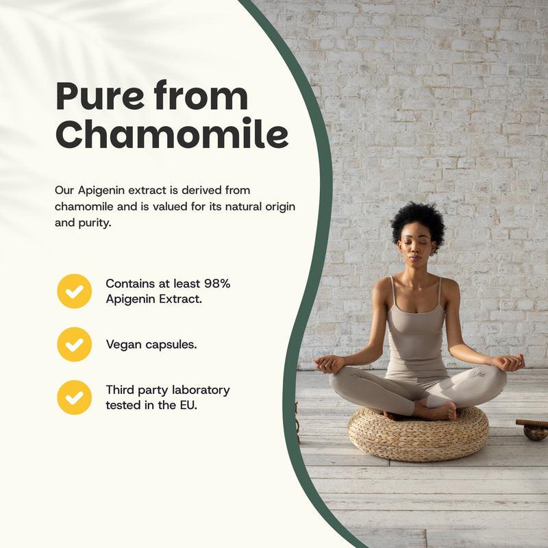 Apigenin extract capsules goyu superfood supplement