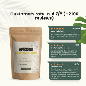 Apigenin extract capsules goyu superfood supplement