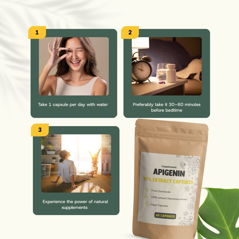 Apigenin extract capsules goyu superfood supplement