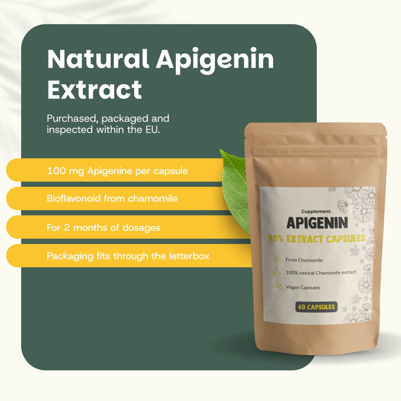 Apigenin extract capsules goyu superfood supplement