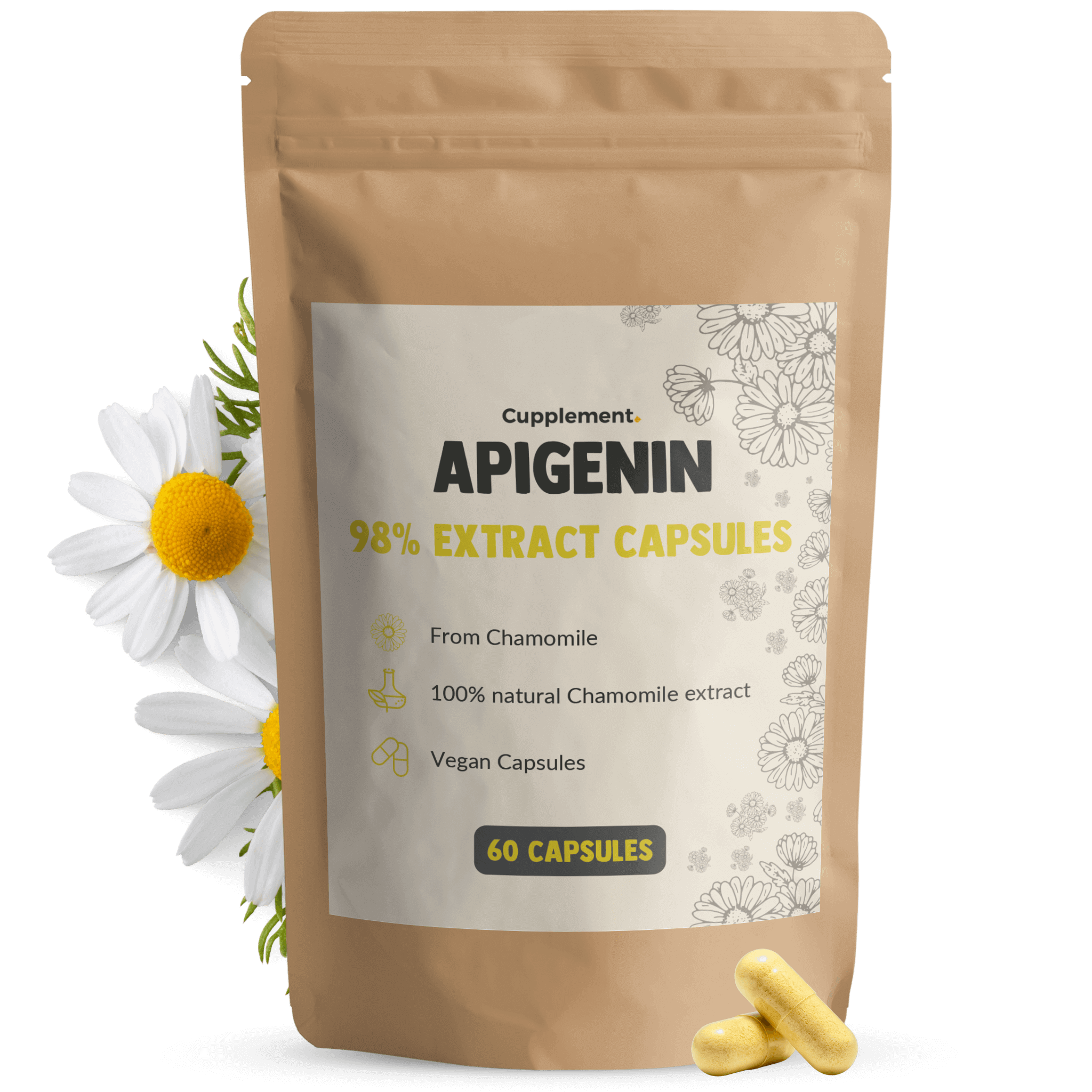 Apigenine extract capsules goyu superfood supplement