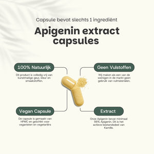 Apigenine extract capsules goyu superfood supplement