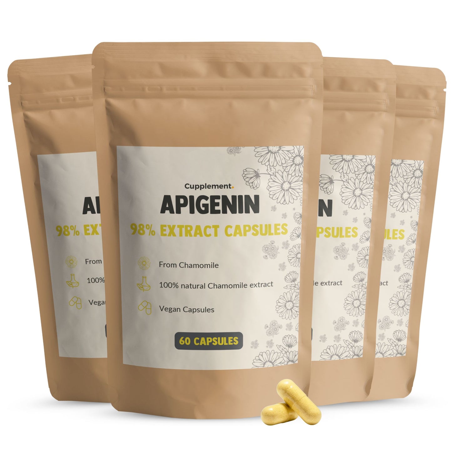 Apigenine extract capsules goyu superfood supplement