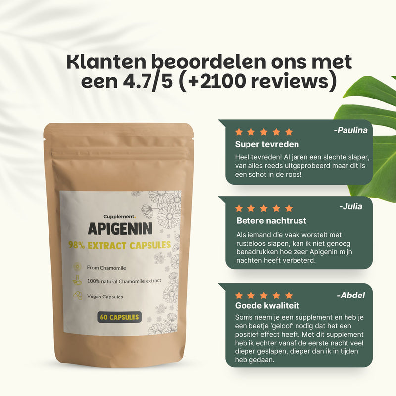 Apigenine extract capsules goyu superfood supplement