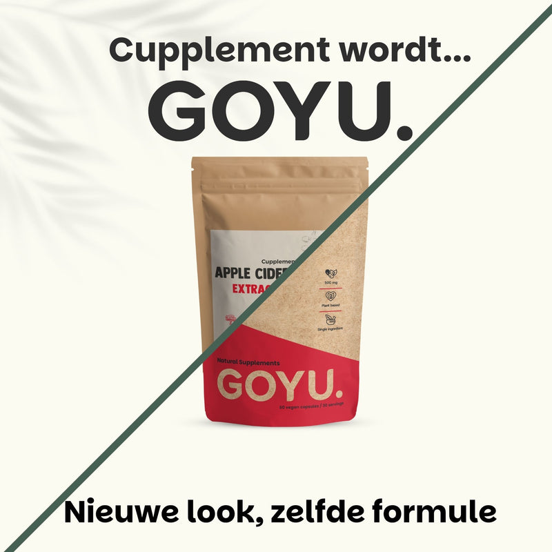 Appelazijn extract capsules goyu superfood supplement