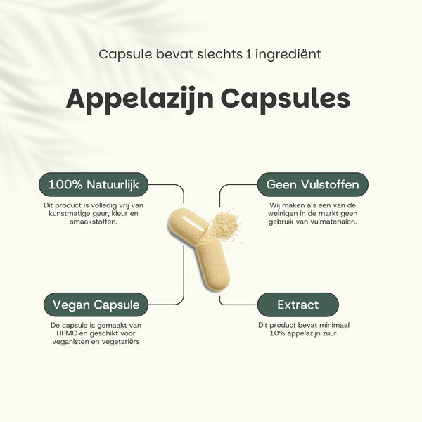 Appelazijn extract capsules goyu superfood supplement