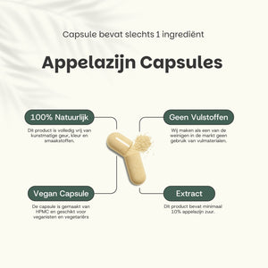 Appelazijn extract capsules goyu superfood supplement